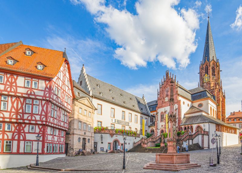 Houses in Aschaffenburg, Germany