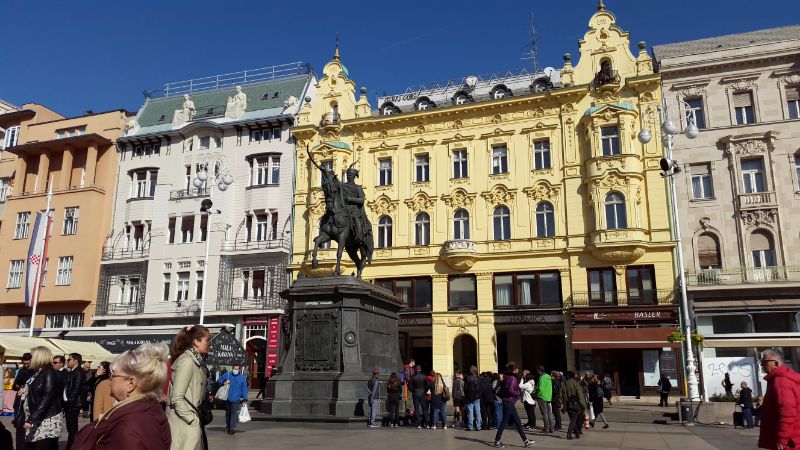 Monument in Ban Jelacic Square