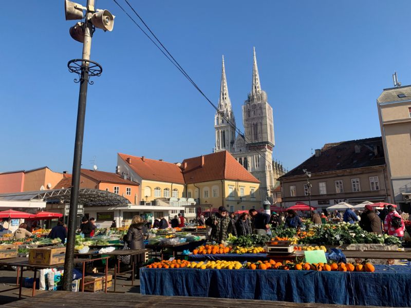 Dolac Market Scenery