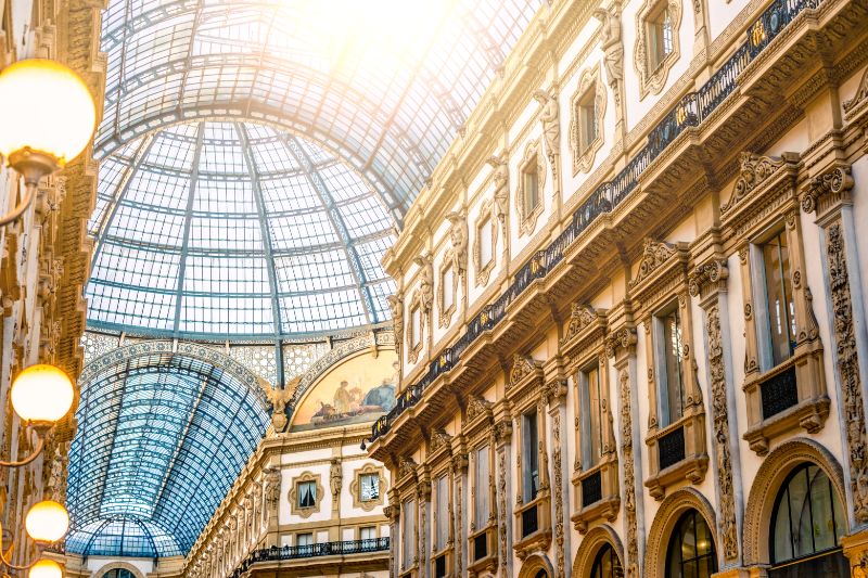 Galleria Vittorio Emanuele II at Sunset