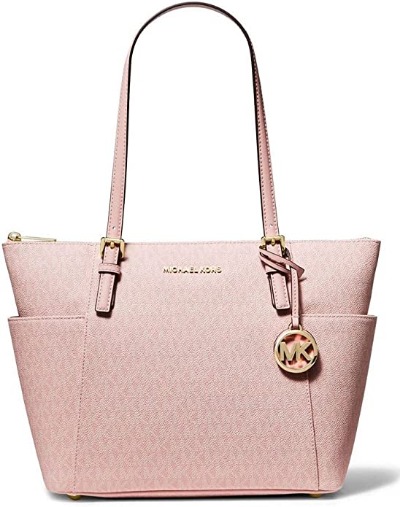 Pink Michael Kors Jet Set Tote