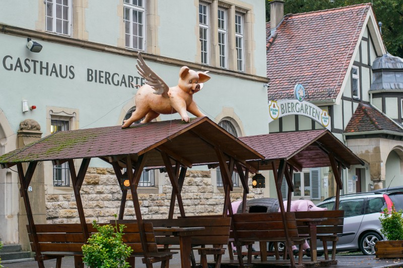 Schweinemuseum (Pig Museum) in Stuttgart, Germany