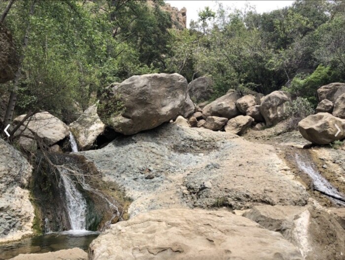 The boulders at Black Canyon Falls