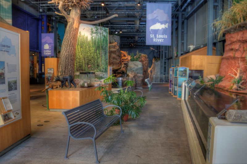 Inside the Great Lakes Aquarium, Duluth, Minnesota