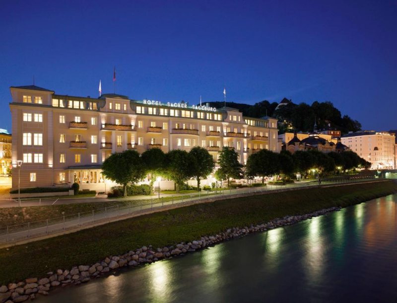 Hotel Sacher Salzburg Night Lights