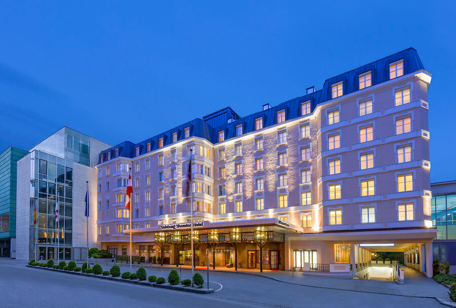 Sheraton Grand Salzburg at Night