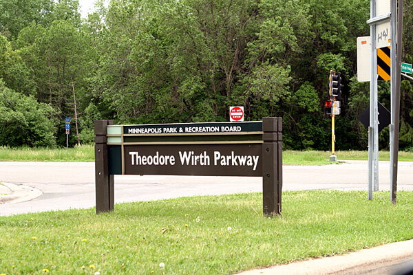 Theodore Wirth Parkway Sign