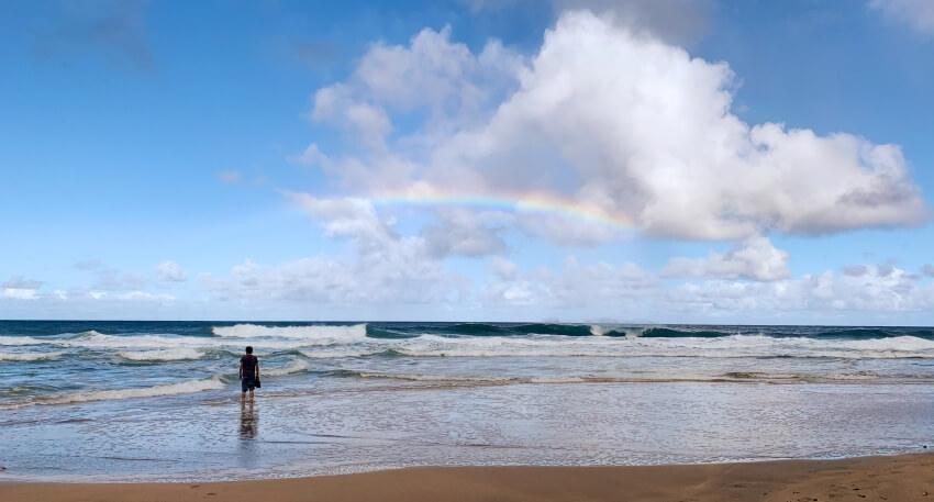 Beach at Kauai, Hawaii, USA
