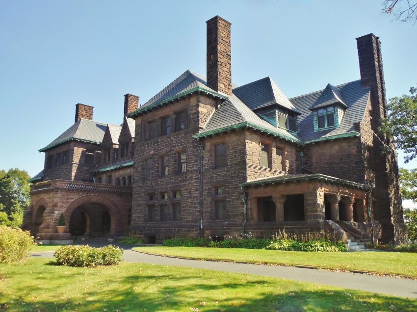 Historic House with Green Garden