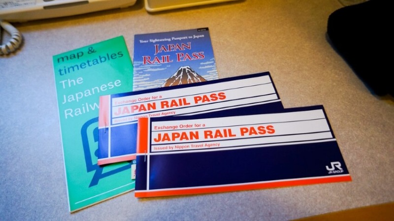 Japan Rail Pass and Map