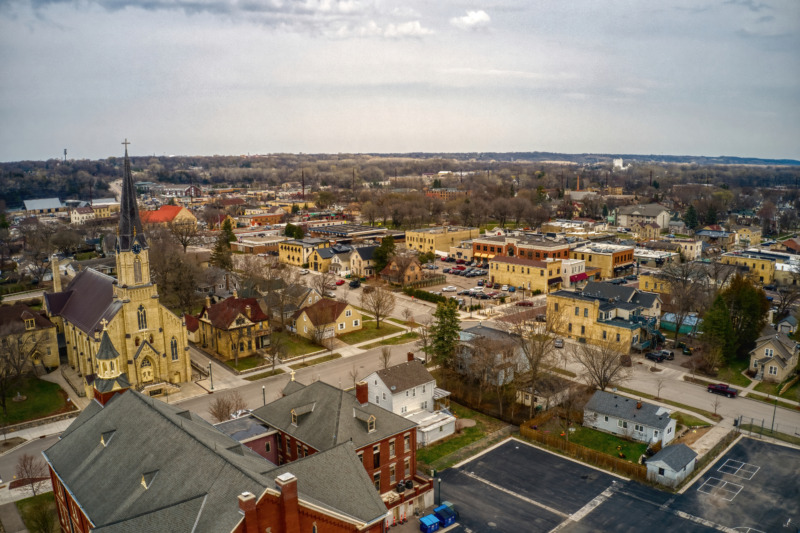 Aerial View of Chaska, Minnesota