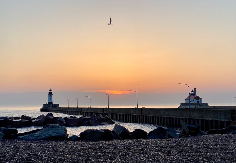 Sunrise in Duluth, MN 