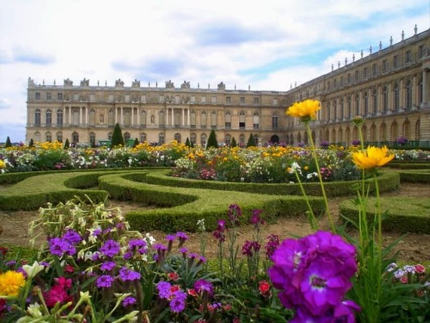 Palace of Versailles and its formal gardens