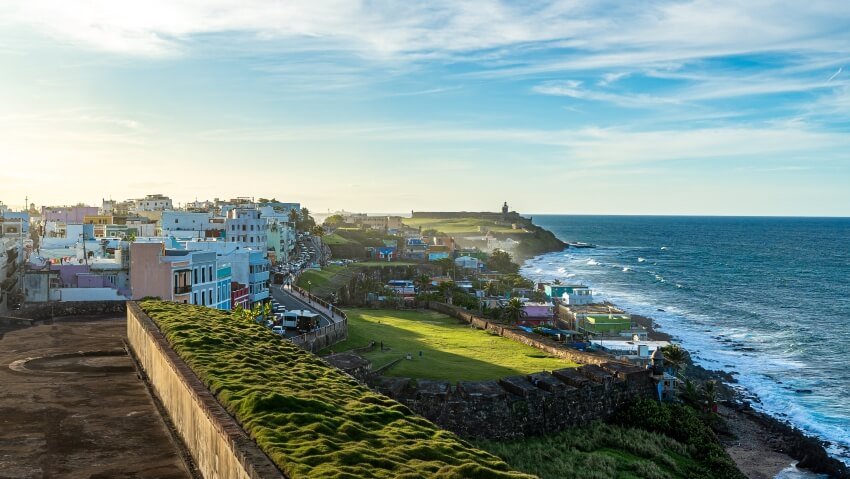 Town By Sea and Skyline