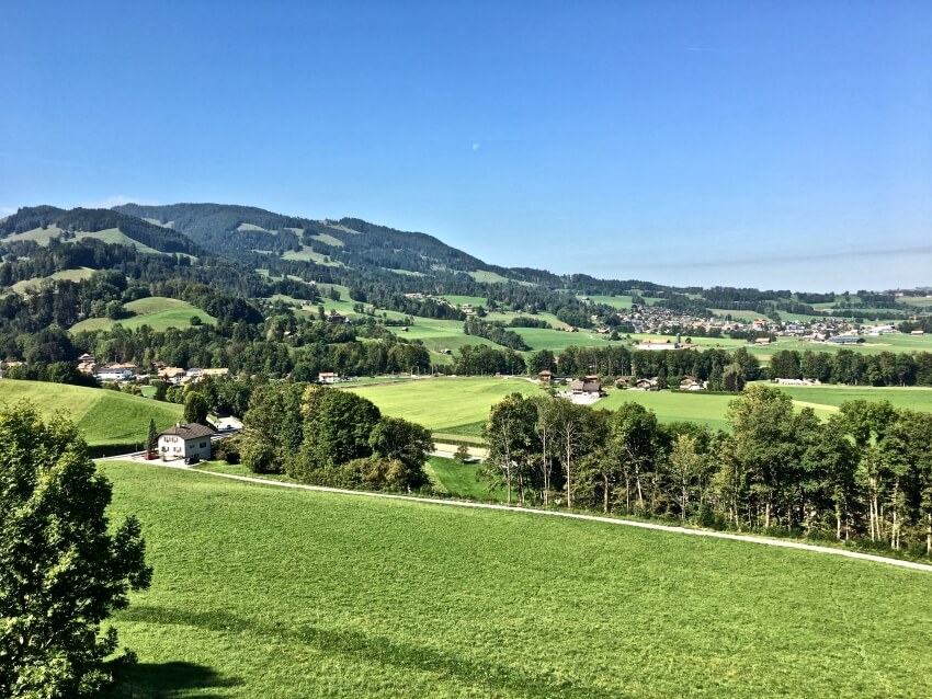 Rolling Greens at Gruyères, Fribourg, Switzerland