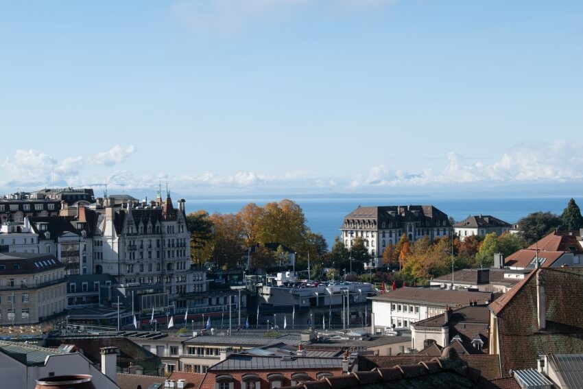 Cityscape of Lausanne