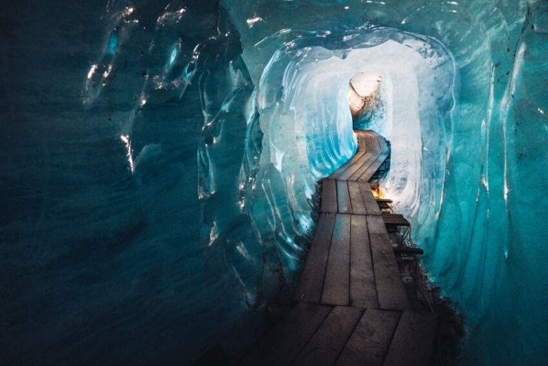 Glacier Path in Rhone Glacier, Switzerland