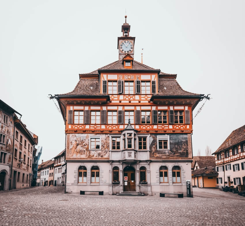 Houses at Stein am Rhein, Switzerland