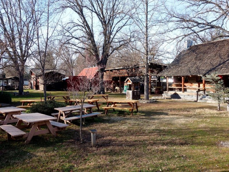 Tables in Fresno Flats Historical Park, Oakhurst