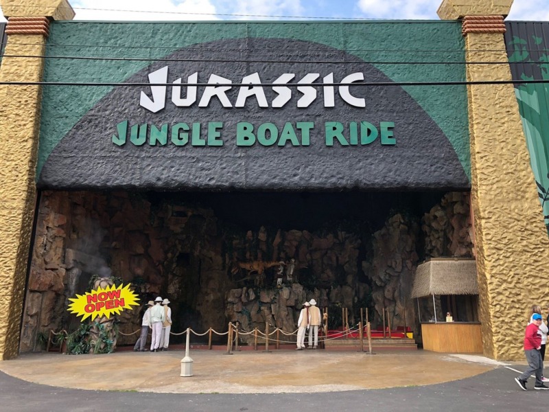 Jurassic Jungle Boat Ride entrance