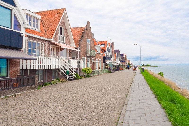 Volendam Houses and Coast