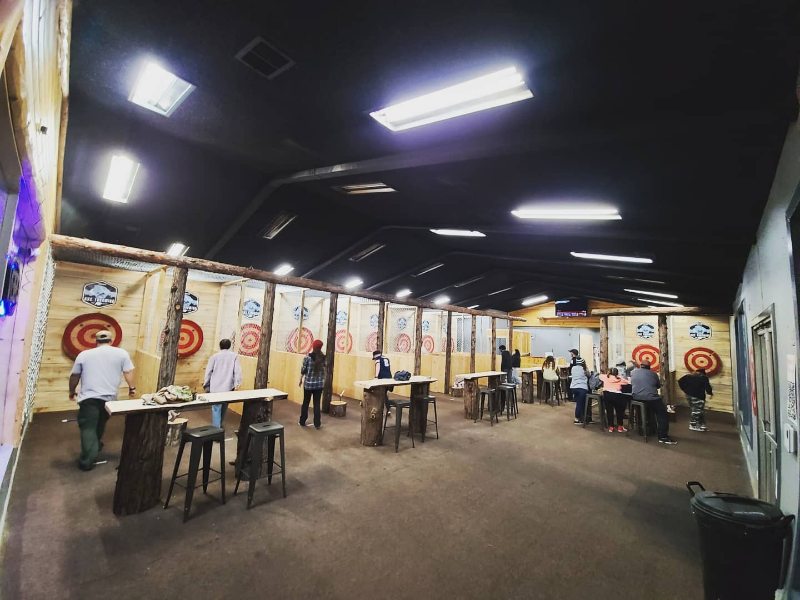 Yosemite Axe Throwing Interior