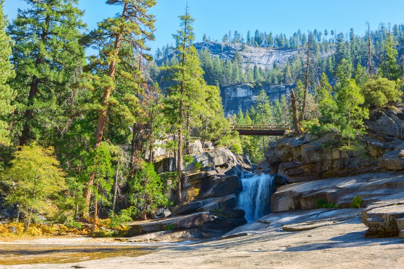 Silver Apron between Nevada and Vernal Falls