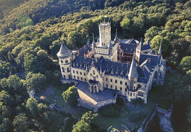 Marienburg Castle Aerial View