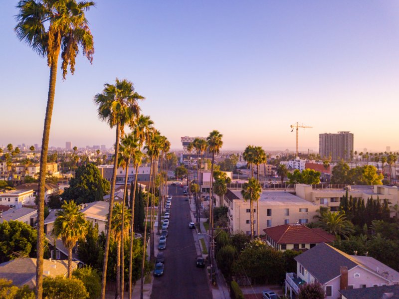 Beverly Hills Aerial Scenery