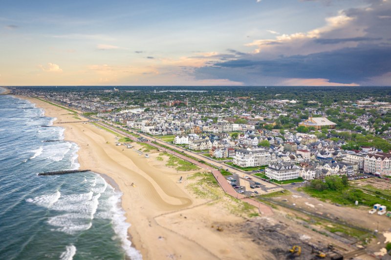 Jersey Shore Aerial View