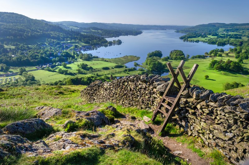 Lake Windermere Aerial View