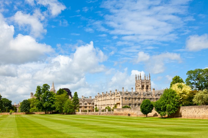 Merton College Grounds in Oxford