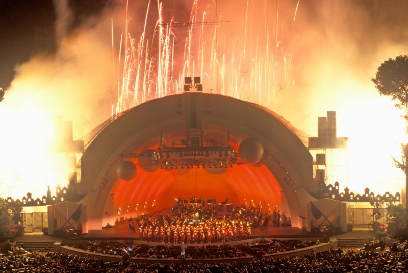 The Hollywood Bowl Aerial View