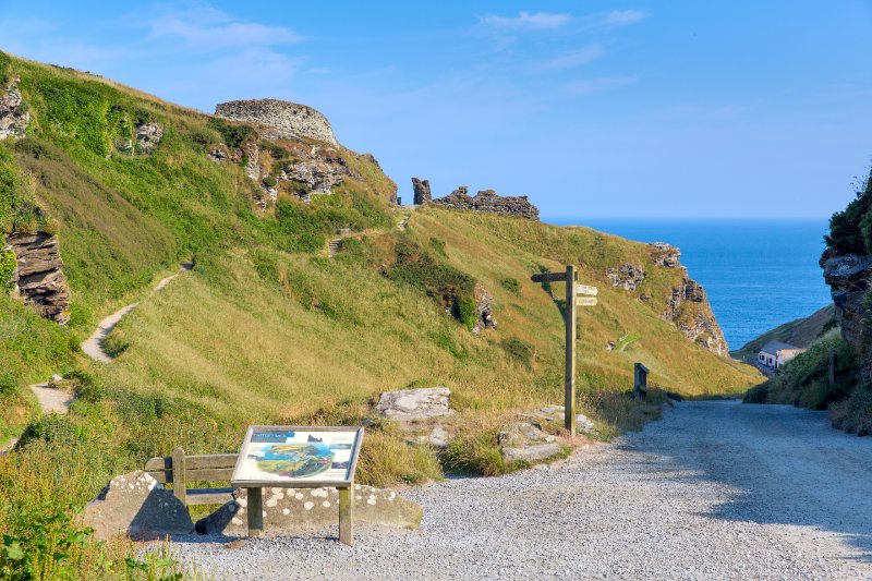 Tintagel Castle Entrance