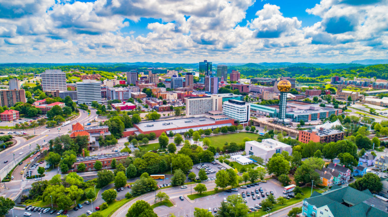 Downtown Knoxville Tennessee Skyline