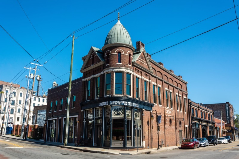 Historic building of Patrick Sullivan’s Saloon in old city Knoxville