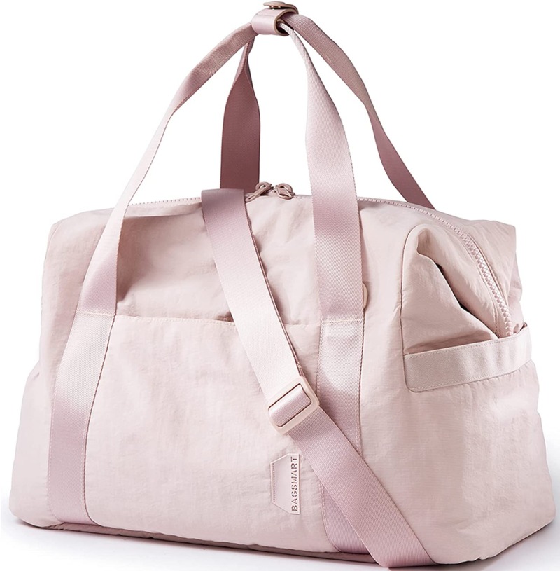 Pink Bagsmart Weekender Duffle Bag