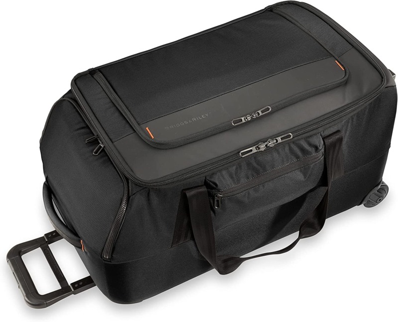 Black Briggs & Riley Wheeled Duffle