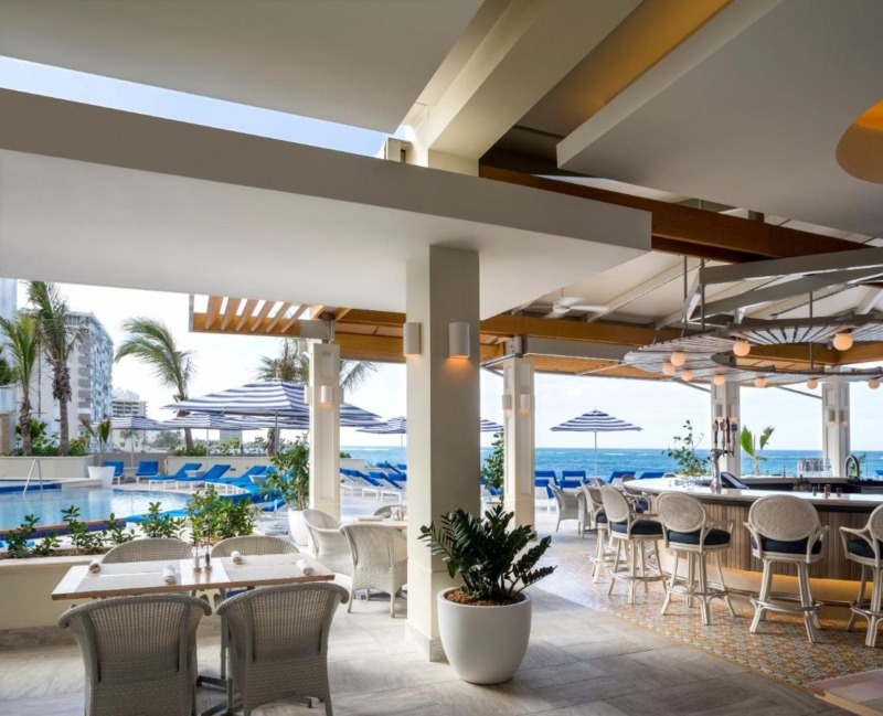 A dining area at Condado Vanderbilt Hotel