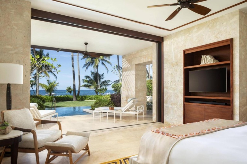 Room with plunge pool at Dorado Beach