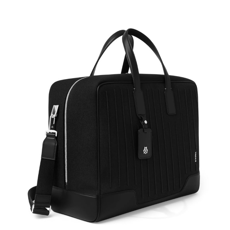 Black Rimowa Never Still Weekender Bag