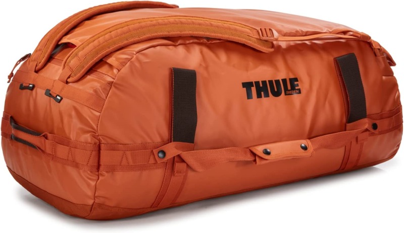 Bright orange Thule Chasm Sport Duffel Bag