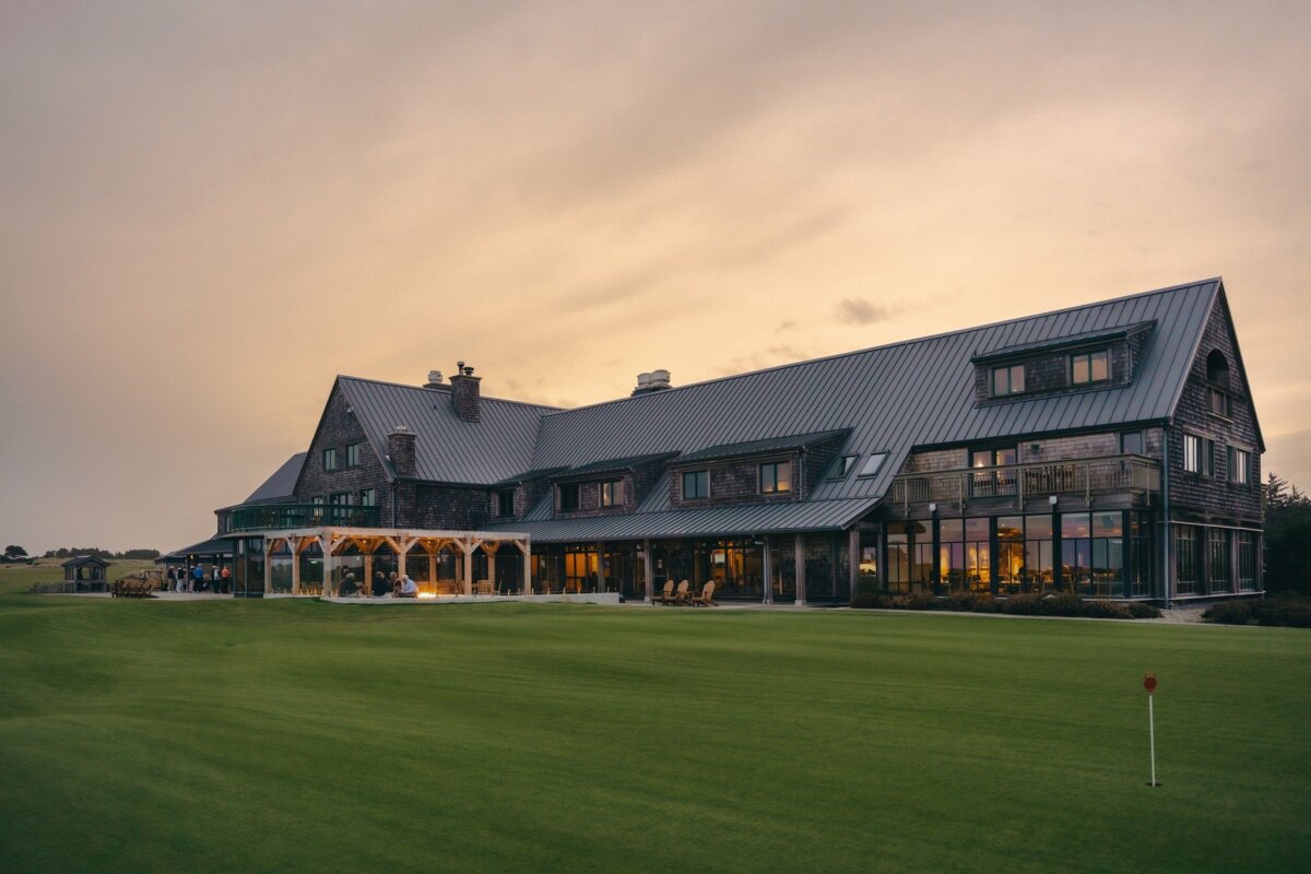 Accommodation building in Bandon Dunes Golf Resort Oregon