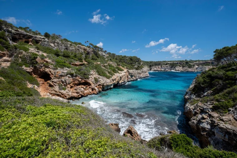 Caló des Moro Crystal Waters and Cliffs