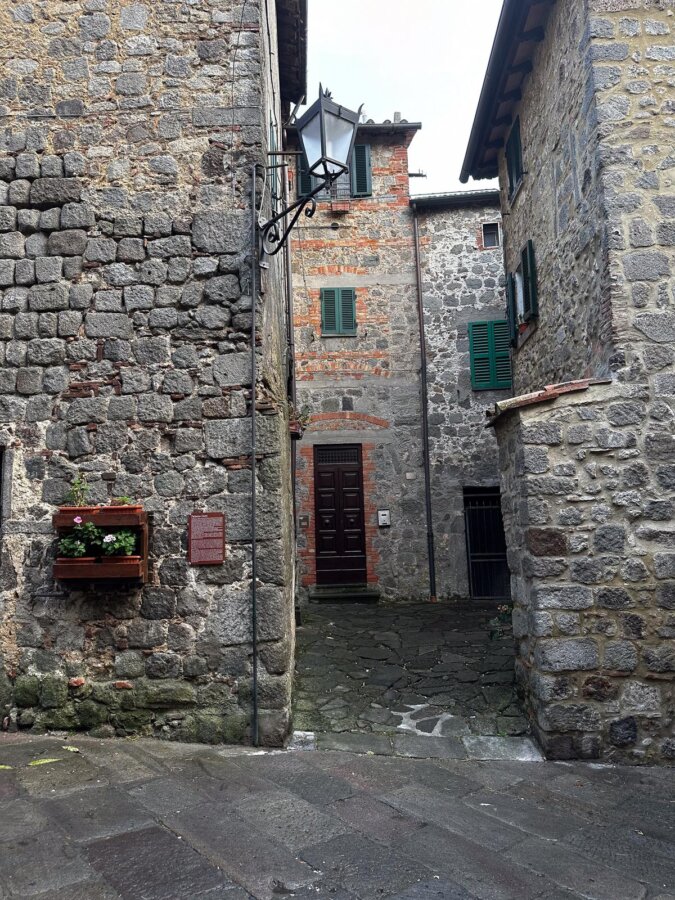 Charming Streets of Abbadia San Salvatore, Italy