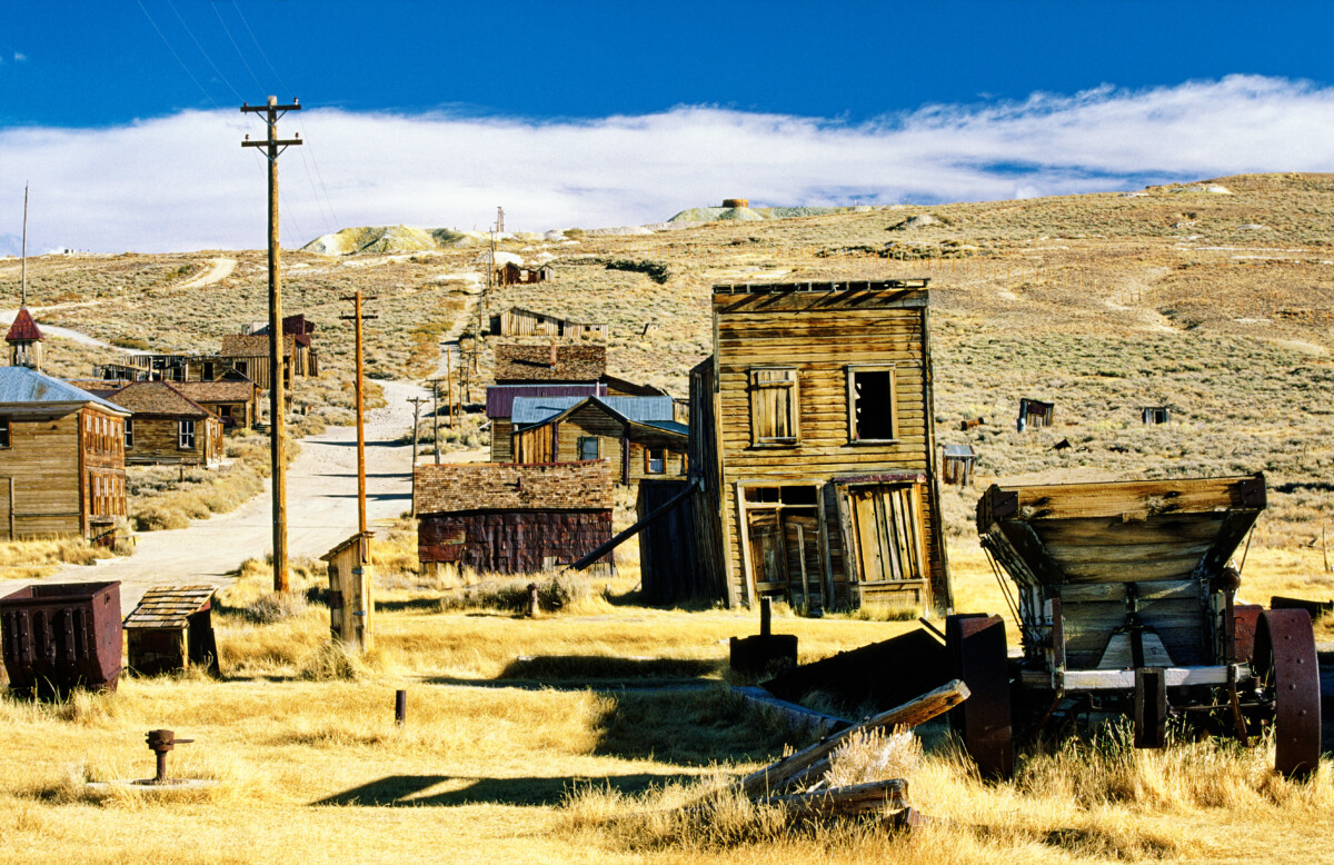 Bodie Gold Mining Ghost Town in California