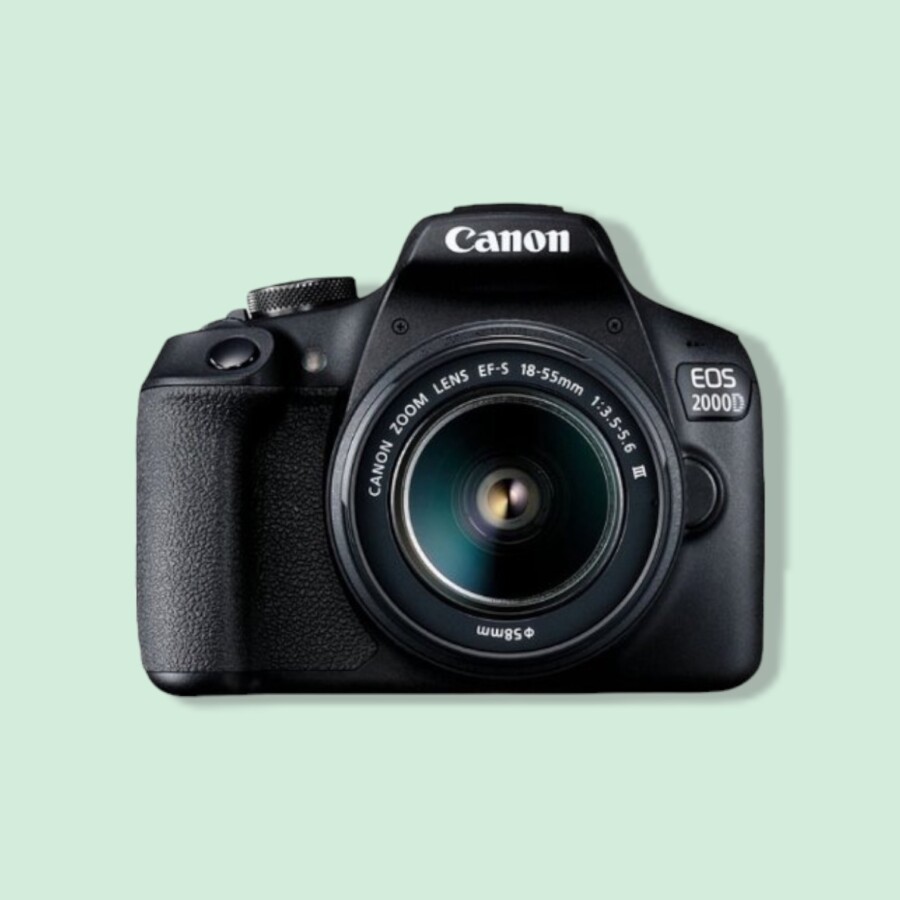 Canon EOS 2000D Camera for travel blogging