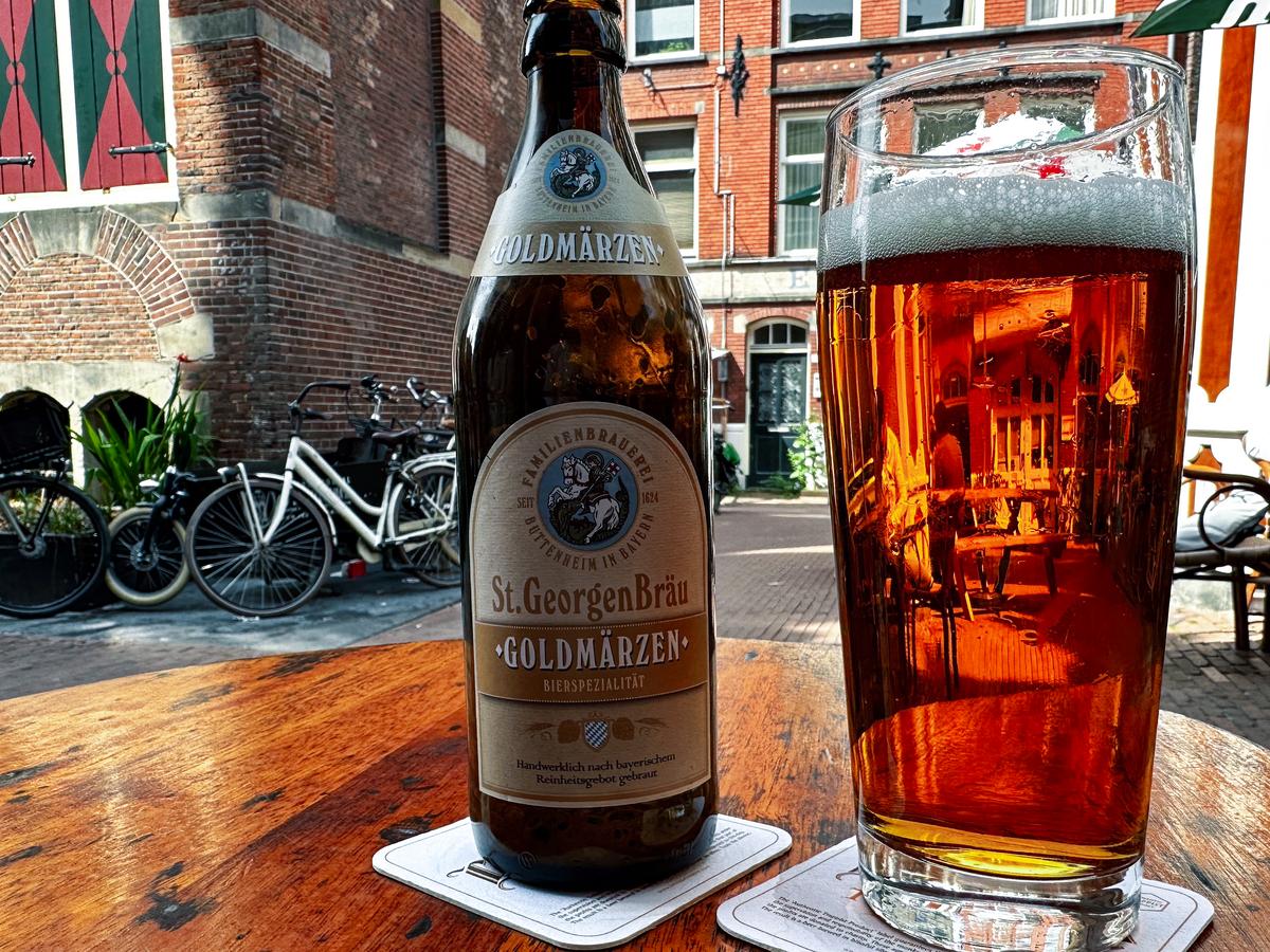 St. GeorgenBräu Goldenmärzen, Authentic German Marzen beer