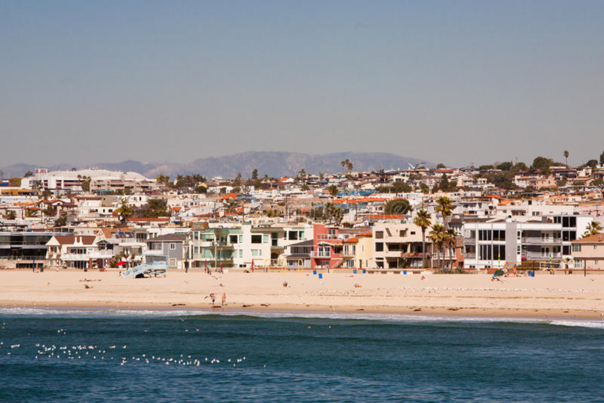 Hermosa Beach in California