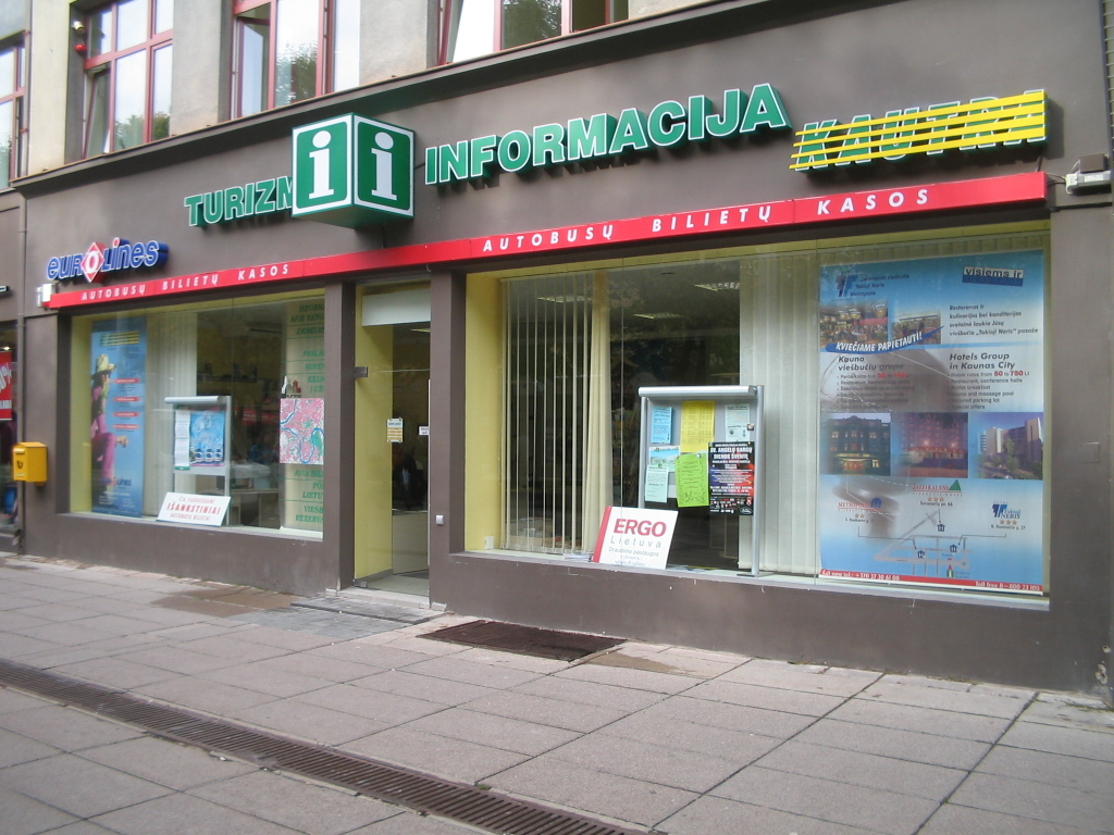 Front of the Kaunas-Tourist Information